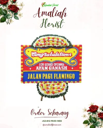 Bunga Papan Congratulation di Caringinnunggal